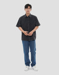 NEVADA COLLAR SULFUR DENIM KEMEJA PRIA