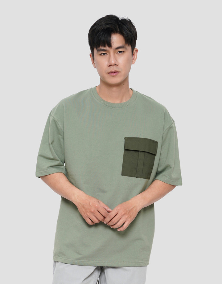 NEVADA POCKET WOVEN KAOS OVERSIZE PRIA