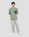 NEVADA POCKET WOVEN KAOS OVERSIZE PRIA