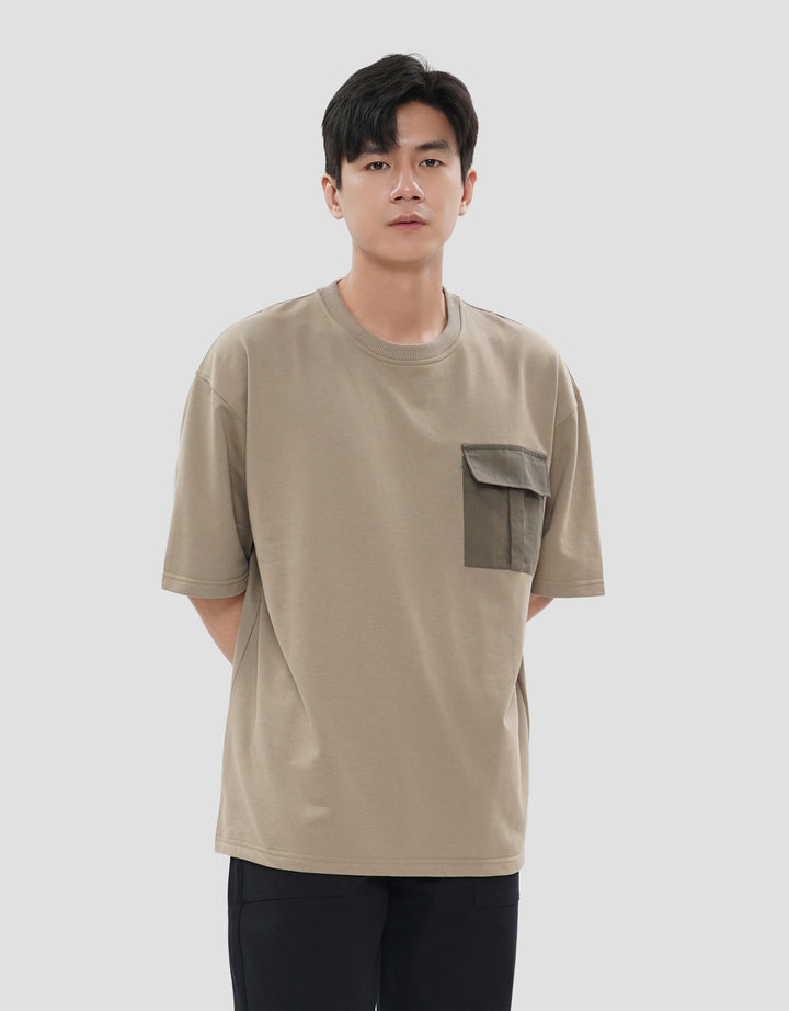NEVADA POCKET WOVEN KAOS OVERSIZE PRIA