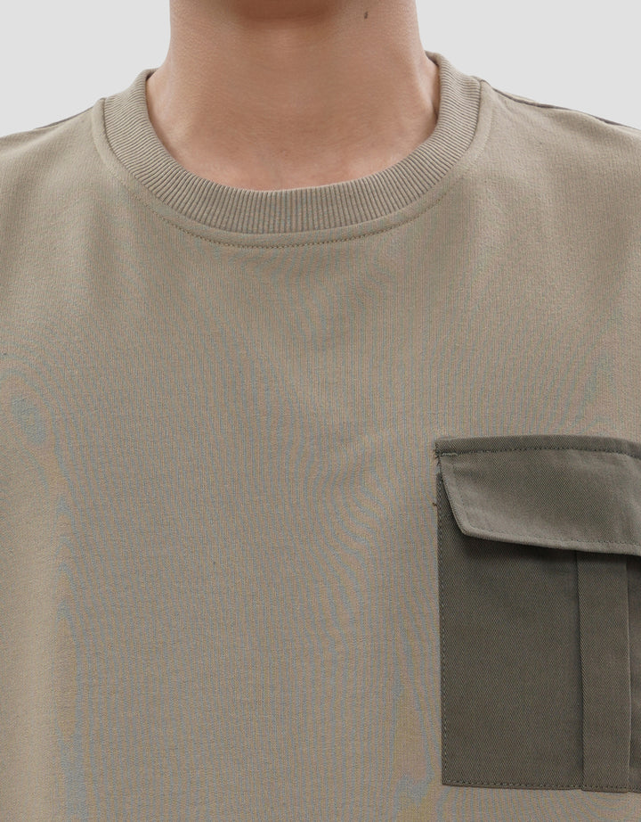 NEVADA POCKET WOVEN KAOS OVERSIZE PRIA