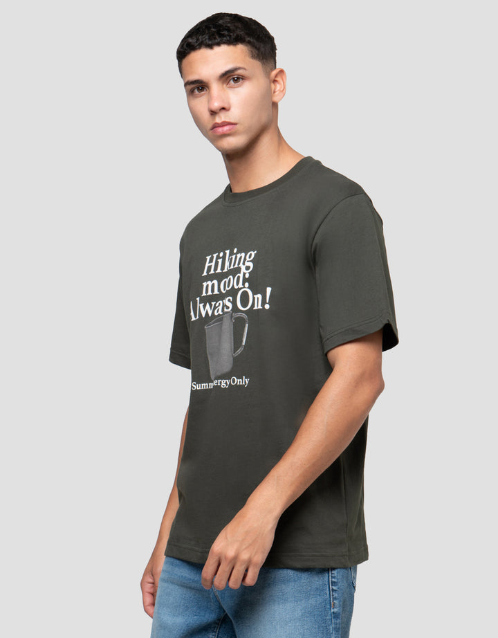 NEVADA HIKING MOOD PHOTOPRINT KAOS PRIA