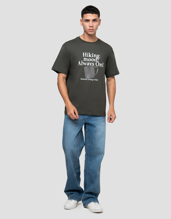 NEVADA HIKING MOOD PHOTOPRINT KAOS PRIA