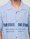 NEVADA CAMP COLLAR STRIPE KEMEJA PRIA