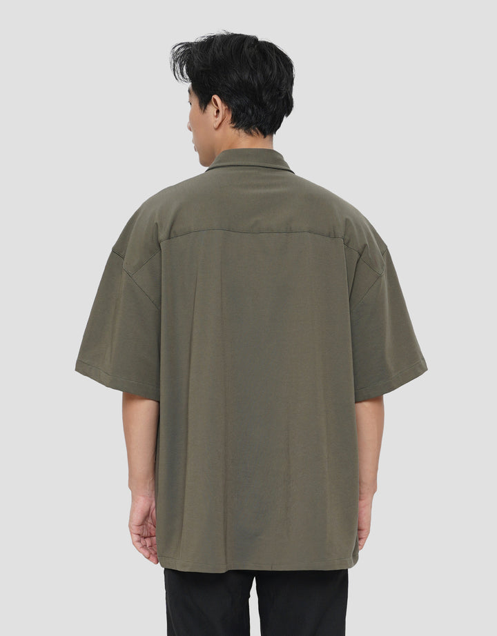 NEVADA PLAIN POLY KEMEJA RELAXED PRIA