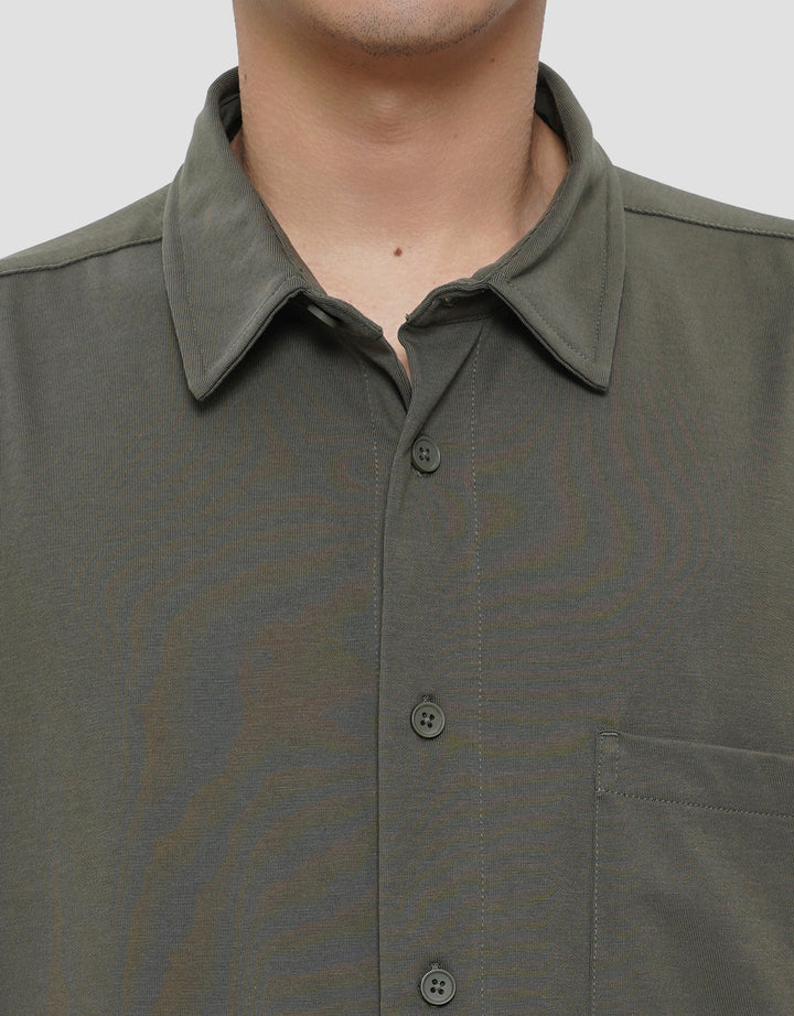NEVADA PLAIN POLY KEMEJA RELAXED PRIA