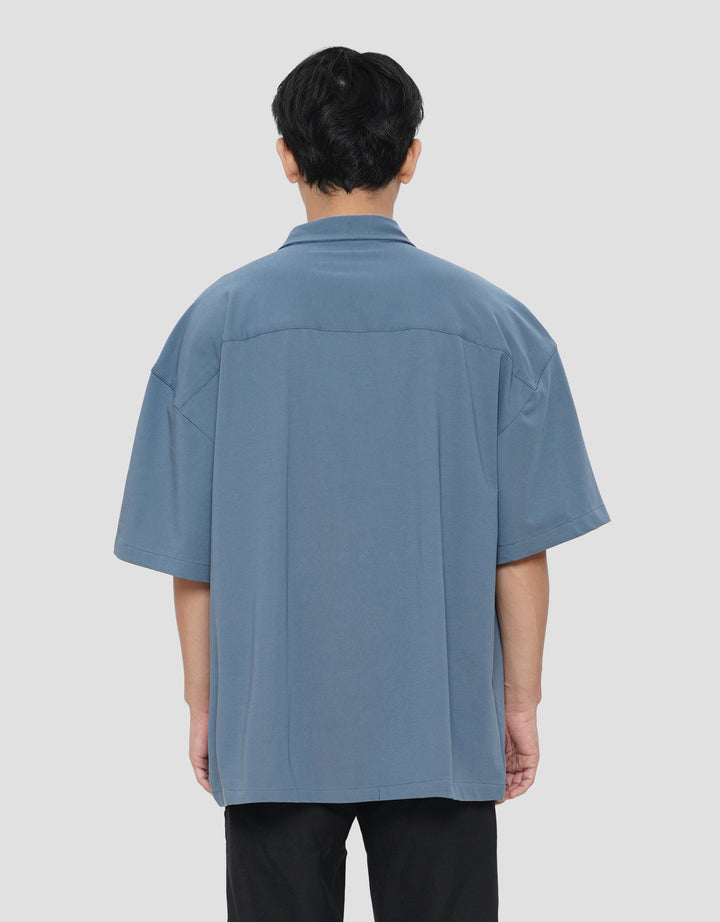 NEVADA PLAIN POLY KEMEJA RELAXED PRIA