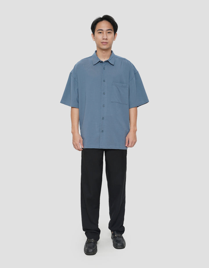 NEVADA PLAIN POLY KEMEJA RELAXED PRIA