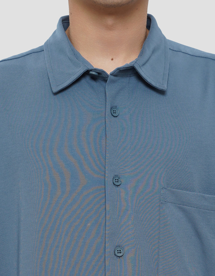 NEVADA PLAIN POLY KEMEJA RELAXED PRIA