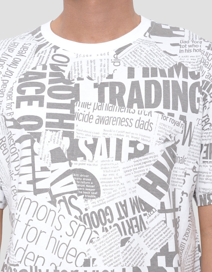 NEVADA FULLPRINT GRAFFITI - STYLE 1 KAOS PRIA