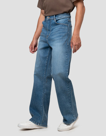 NEVADA FLARE BASIC CELANA DENIM PANJANG PRIA