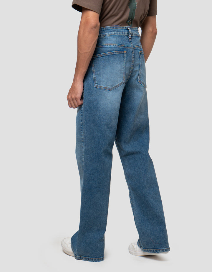 NEVADA FLARE BASIC CELANA DENIM PANJANG PRIA