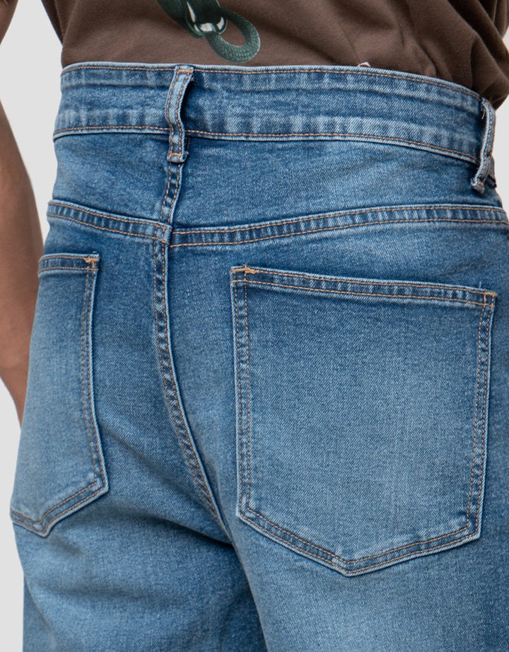 NEVADA FLARE BASIC CELANA DENIM PANJANG PRIA