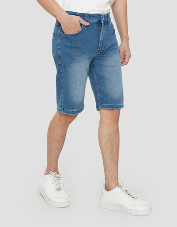 NEVADA BASIC TERRY CELANA DENIM PENDEK PRIA