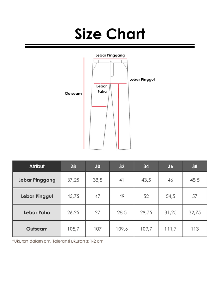 NEVADA BAGGY FIT TWISTED CELANA CHINOS PRIA