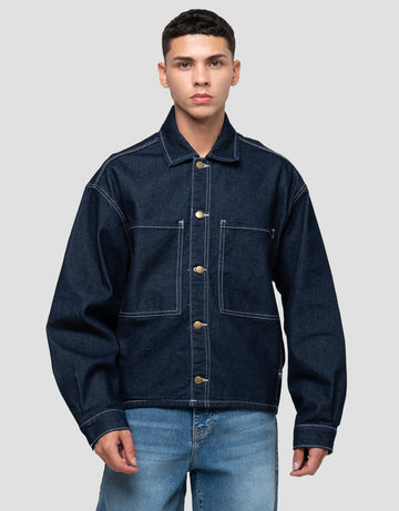 NEVADA BOXY FIT DENIM JAKET PRIA
