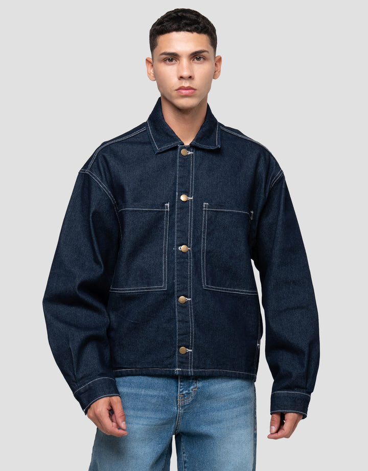 NEVADA BOXY FIT DENIM JAKET PRIA