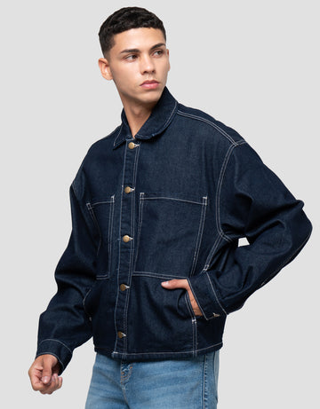 NEVADA BOXY FIT DENIM JAKET PRIA