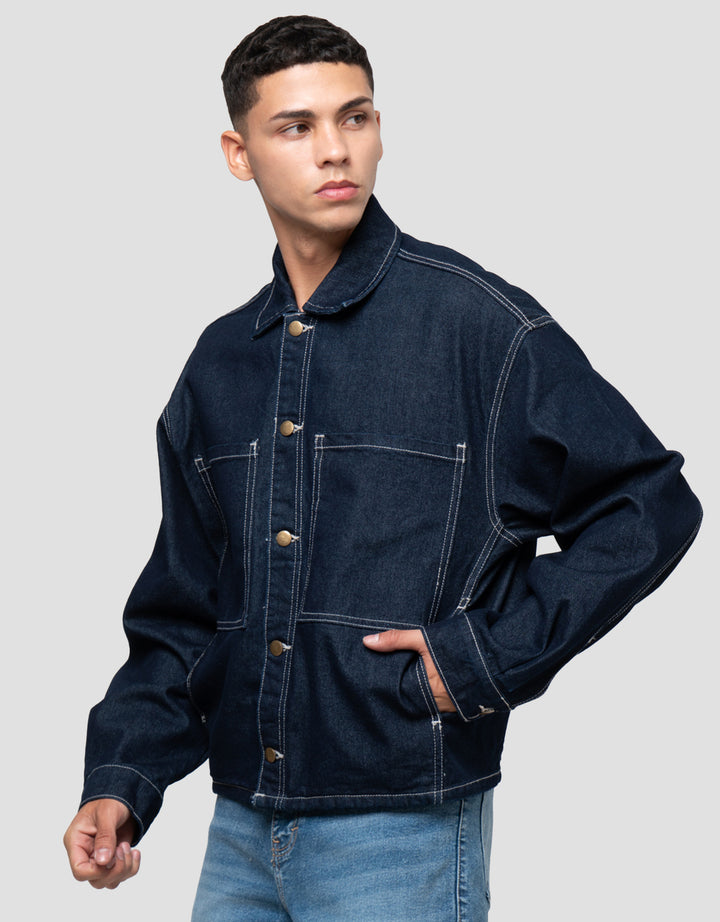 NEVADA BOXY FIT DENIM JAKET PRIA