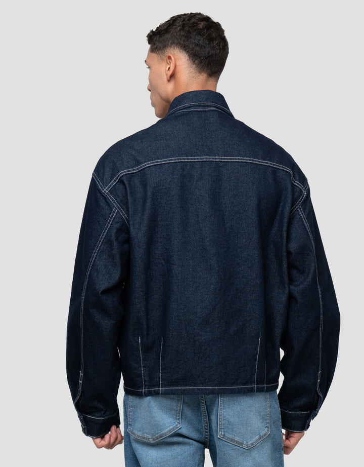 NEVADA BOXY FIT DENIM JAKET PRIA