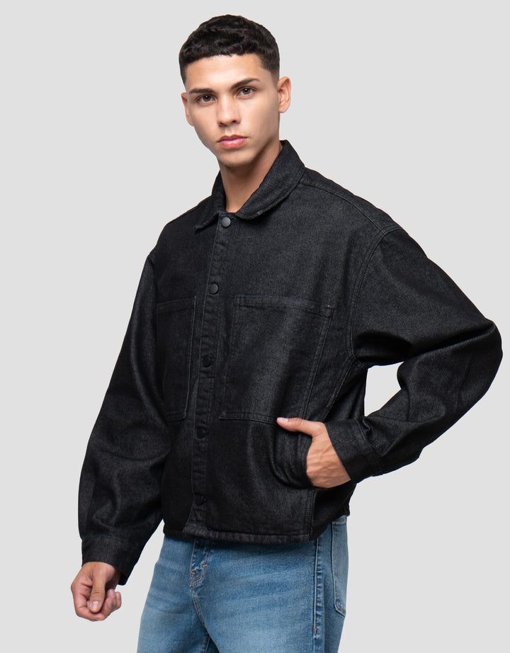 NEVADA BOXY FIT DENIM JAKET PRIA
