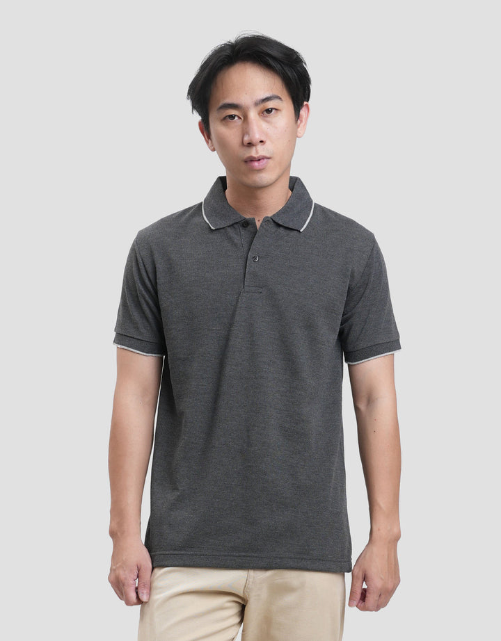 MxM Cole Print Motif Camo Kaos Polo Pria