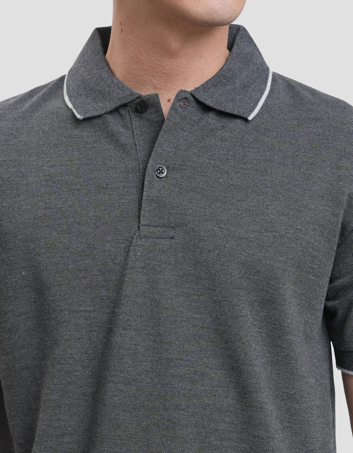 MxM Cole Print Motif Camo Kaos Polo Pria