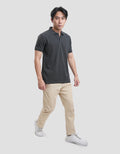 MxM Cole Print Motif Segitiga Kaos Polo Pria