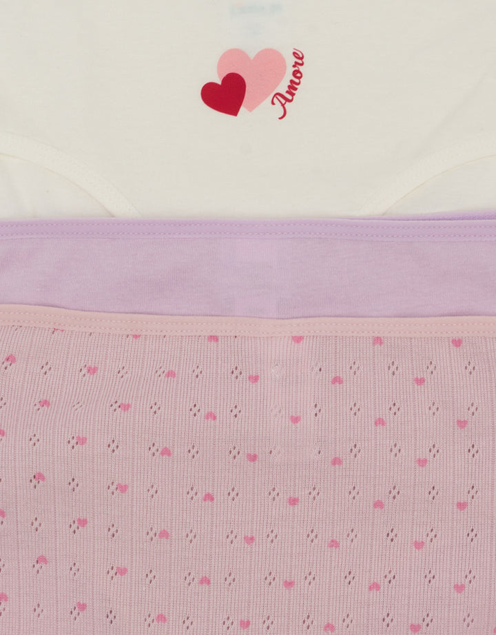 LITTLE M PACK OF 3 FLOWER JOY CELANA DALAM ANAK PEREMPUAN