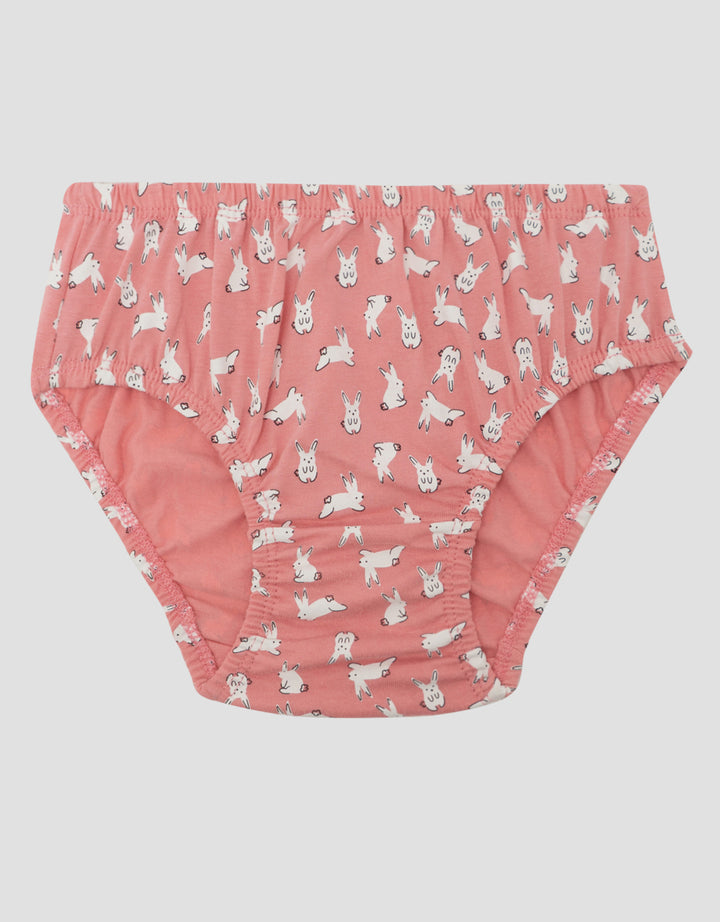 LITTLE M PACK OF 3 BUNNY STRIPE CELANA DALAM ANAK PEREMPUAN