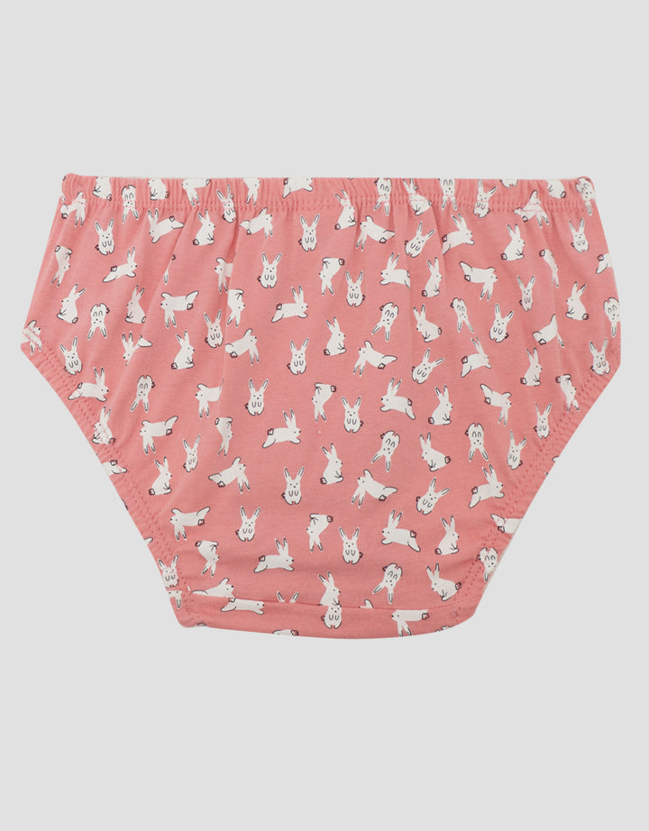 LITTLE M PACK OF 3 BUNNY STRIPE CELANA DALAM ANAK PEREMPUAN