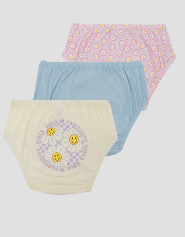 LITTLE M PACK OF 3 SMILE RAINBOW CELANA DALAM ANAK PEREMPUAN