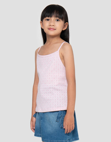 LITTLE M PACK OF 2 POINTELLE GIRL SINGLET ANAK PEREMPUAN