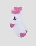 LITTLE M TIMBUL FLOWER KAUS KAKI ANAK PEREMPUAN