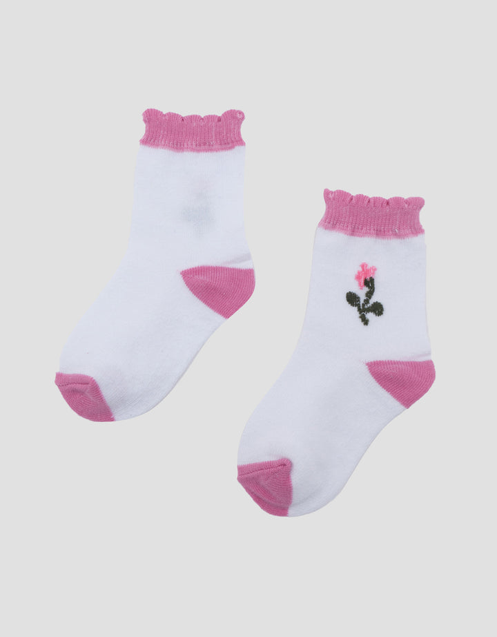 LITTLE M TIMBUL FLOWER KAUS KAKI ANAK PEREMPUAN