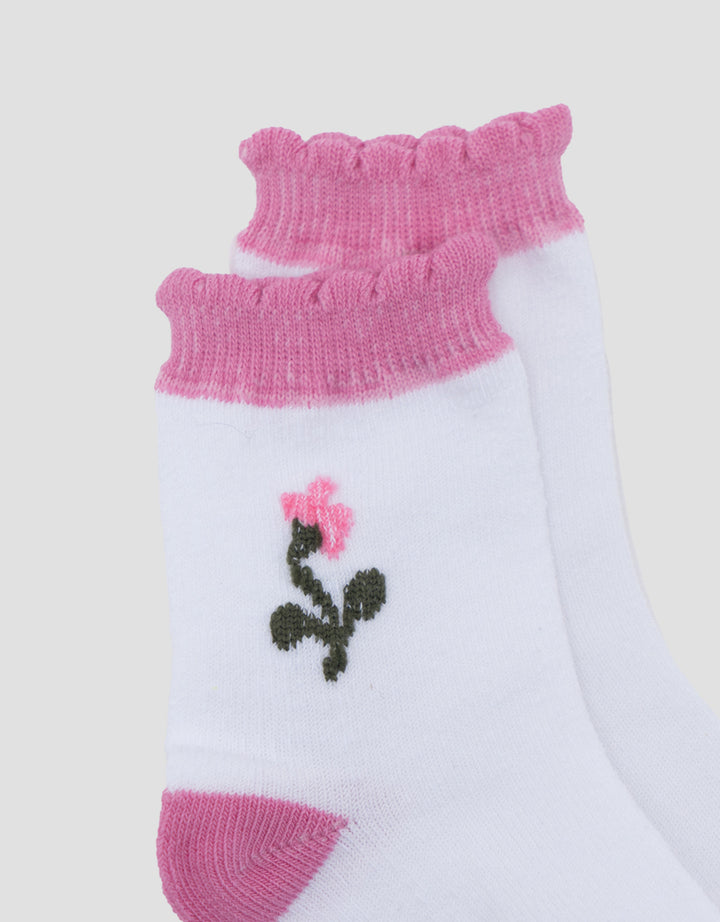 LITTLE M TIMBUL FLOWER KAUS KAKI ANAK PEREMPUAN