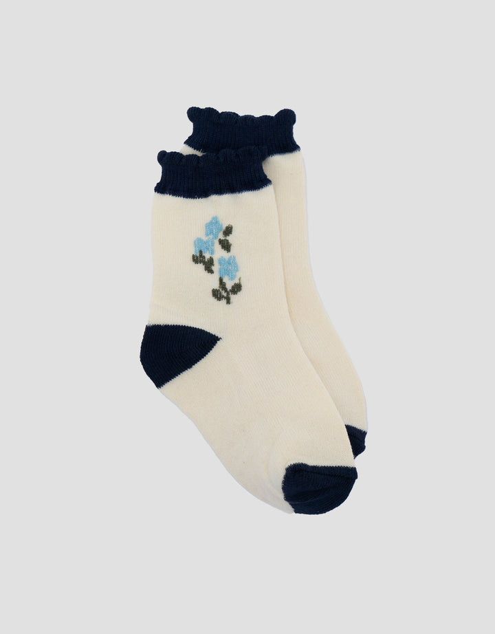 LITTLE M TIMBUL FLOWERS KAUS KAKI ANAK PEREMPUAN