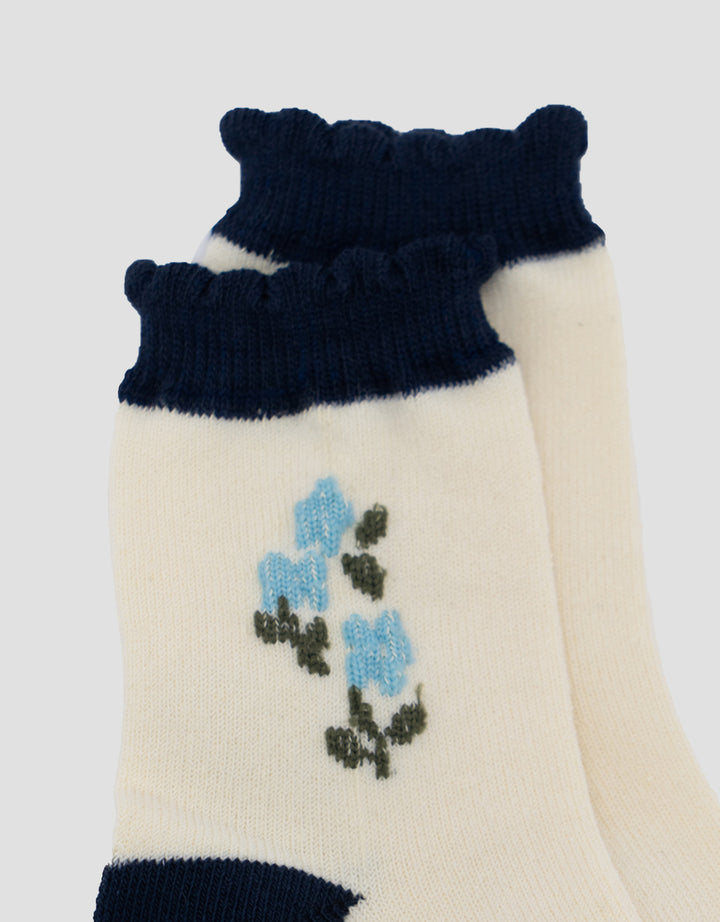 LITTLE M TIMBUL FLOWERS KAUS KAKI ANAK PEREMPUAN
