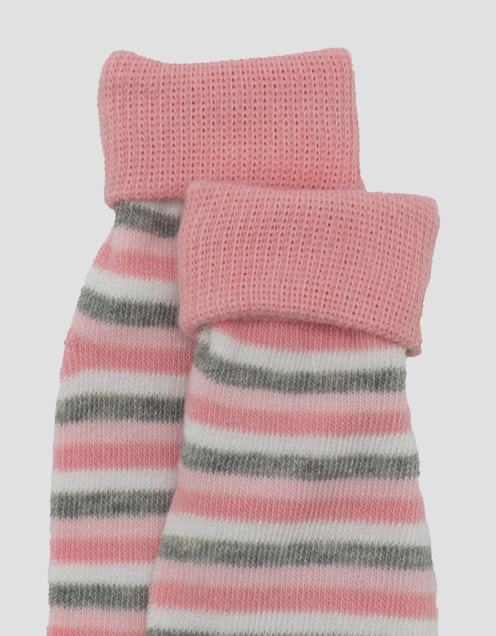 LITTLE M TEKUK STRIPE KAUS KAKI ANAK PEREMPUAN