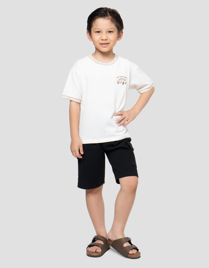 LITTLE M FULL SPEED AHEAD KAOS OVERSIZE ANAK LAKI-LAKI