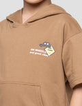 LITTLE M CAR IN TOWN SWEATSHIRT HOODIE ANAK LAKI-LAKI