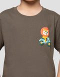 LITTLE M MOTORCYCLE LION KAOS ANAK LAKI-LAKI