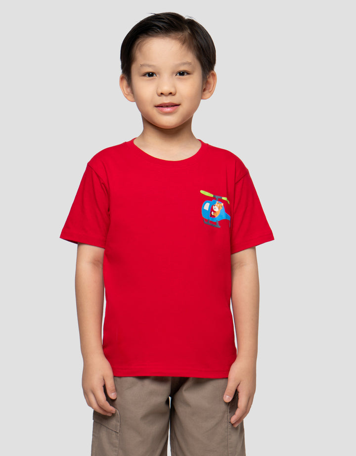 LITTLE M HELICOPTER TIGER KAOS ANAK LAKI-LAKI