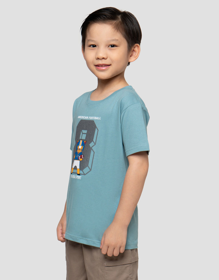LITTLE M AMERICAN FOOTBALL KAOS ANAK LAKI-LAKI