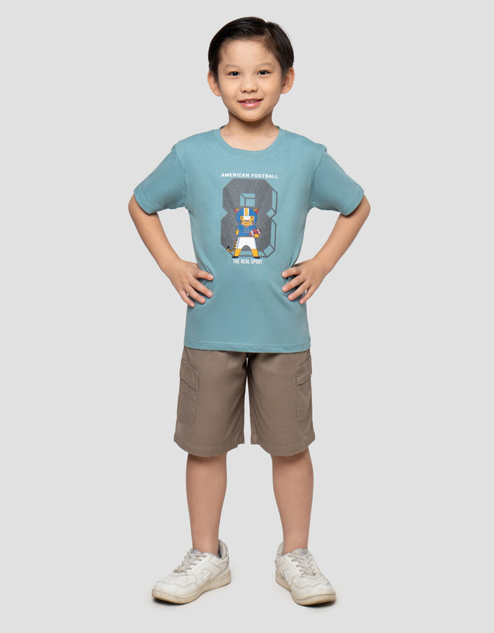 LITTLE M AMERICAN FOOTBALL KAOS ANAK LAKI-LAKI