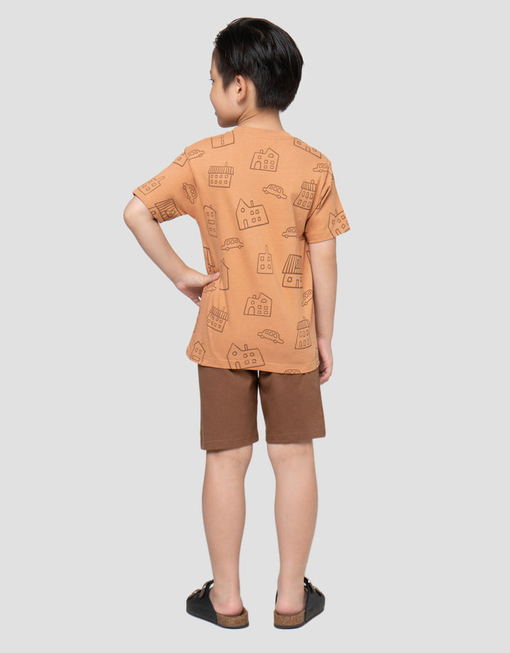 LITTLE M FULLPRINT CITY PAKAIAN SETELAN ANAK LAKI-LAKI
