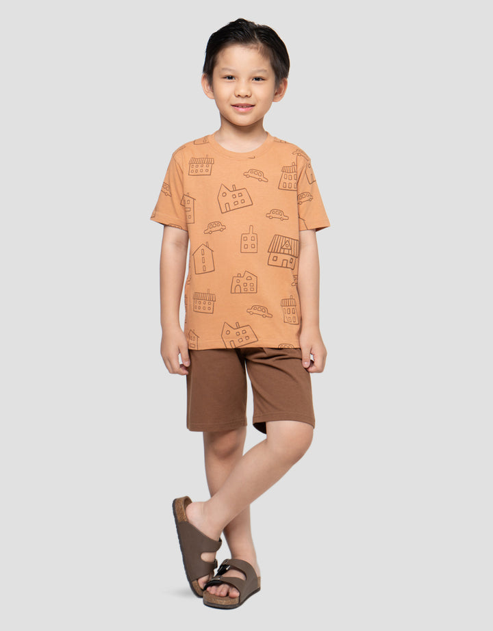 LITTLE M FULLPRINT CITY PAKAIAN SETELAN ANAK LAKI-LAKI