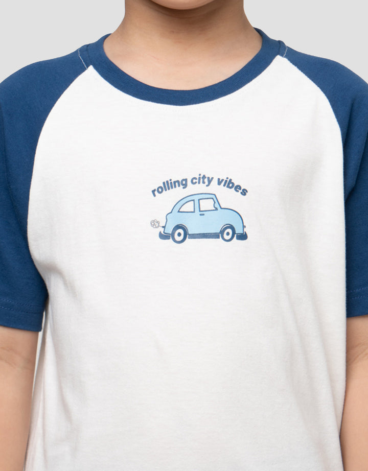 LITTLE M ROLLING CITY VIBES PAKAIAN SETELAN ANAK LAKI-LAKI