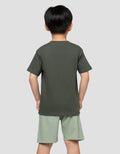 LITTLE M PRINT WILD IN TOWN PRINT  PAKAIAN SETELAN ANAK LAKI-LAKI