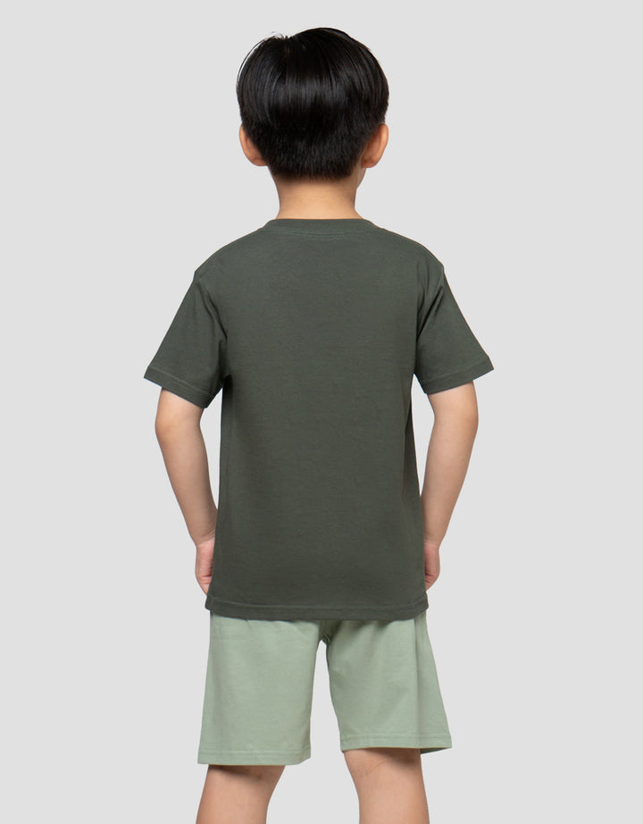 LITTLE M PRINT WILD IN TOWN PRINT  PAKAIAN SETELAN ANAK LAKI-LAKI